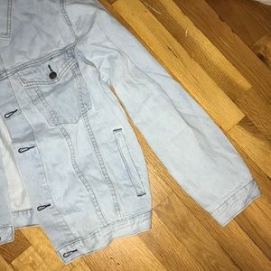 Show Po Jackets & Coats - Oversized Denim Jacket Show Po Jackets & Coats - Oversized Denim Jacket